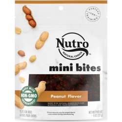 Nutro Mini Bites Peanut Flavor Dog Treats, 8 oz.