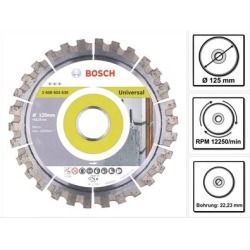 Bosch Diamant Trennscheibe Best for Universal 125 x 22,23 mm ( 2608603630 )