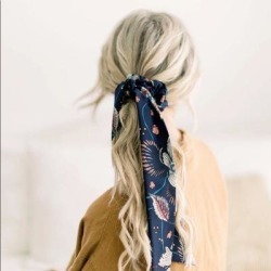 Madewell Accessories | Madewell Floral Hair Scrunchie Hair Tie Accessory | Color: Brown | Size: Os found on Bargain Bro Philippines from poshmark, inc. for $15.00