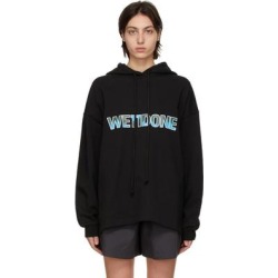 Black New Logo Hoodie - Black - we11done Sweats
