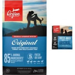 ORIJEN Original Dry Dog Food + Freeze-Dried Dog Food & Topper
