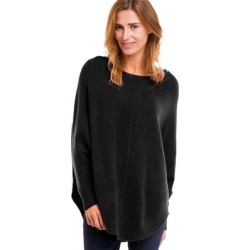 Plus Size Women's Poncho Sweater by ellos in Black (Size 10/12) found on Bargain Bro from Ellos for USD $30.51