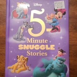 Disney Other | Disney 5 Minute Snuggle Stories Book | Color: Purple | Size: Kids