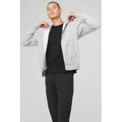 Alo Yoga Everyday Full Zip Hoodie found on Bargain Bro from lyst.com for USD $74.48