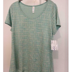 Lularoe Tops | Lularoe Classic Tee - Large | Color: Gray | Size: L found on Bargain Bro from poshmark, inc. for USD $5.32
