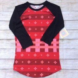 Lularoe Tops | 2 For $10 Nwt Lularoe Randy Top Size Xs | Color: Black/Red | Size: Xs found on Bargain Bro from poshmark, inc. for USD $11.40