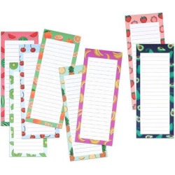 Elemant Trade 8 Magnetic Notepads - Large Notepads For Grocery List, Ping List, To-Do List, Reminders, Size 9.0 H x 3.5 W x 0.0 D in | Wayfair