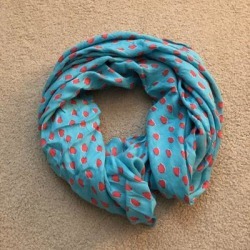 Kate Spade Accessories | Kate Spade Infinity Scarf | Color: Blue/Pink | Size: Os found on Bargain Bro from poshmark, inc. for USD $22.80