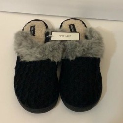 Nine West Intimates & Sleepwear | (( New )) Nine West Women Slippers | Color: Black | Size: Xl