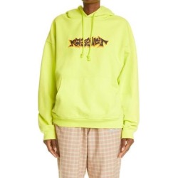 Unisex Graffiti Logo Hoodie - Yellow - Rassvet (PACCBET) Sweats