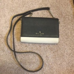Kate Spade Bags | Kate Spade Crossbody | Color: Black/Tan | Size: Os found on Bargain Bro from poshmark, inc. for USD $60.80