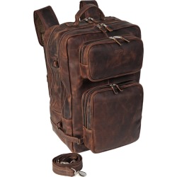 Mochila JEF Couro 3801 Marrom found on Bargain Bro from Kanui for USD $297.92