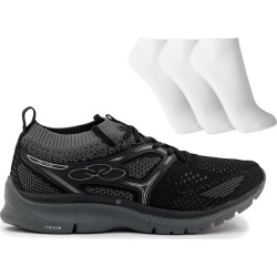 Tênis Olympikus Alive + 3 Pares de Meia Preto