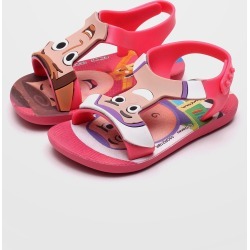 Sandália Ipanema Infantil Baby Toy Story Rosa