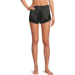 Free People All Dressed Up Draped Lace Trimmed Dotted Print Coordinating Satin Shorts -  L found on Bargain Bro Philippines from Dillard's for $58.00
