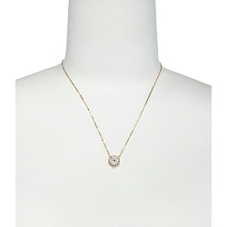 Nadri Round Cubic Zirconia Pendant Necklace - Gold/Crystal found on Bargain Bro Philippines from Dillard's for $40.00
