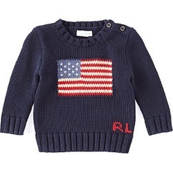 Ralph Lauren Childrenswear Baby Boys 3-24 Months Long-Sleeve American Flag Sweater -  3 Months found on Bargain Bro Philippines from Dillard's for $85.00
