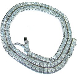 Exclusive White Topaz .925 Sterling Silver necklace
