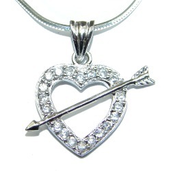 White Topaz .925 Sterling Silver necklace