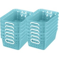 Book Baskets Medium Rectangle Water by Really Good Stuff Inc