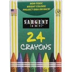 Sargent Art 24 ct Crayons 6 Boxes by SARGENT ART