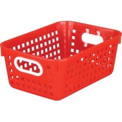 Medium Rectangle Book Basket Single Basket Red by Really Good Stuff Inc
