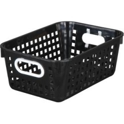 Medium Rectangle Book Basket Single Basket Black by Really Good Stuff Inc