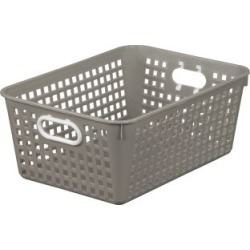 Large Rectangle Book Basket Single Basket Pebble by Really Good Stuff Inc