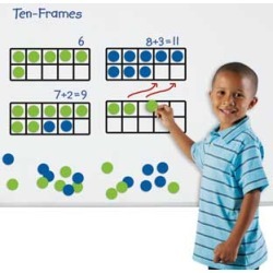 Giant Magnetic Ten Frame Set Of 4 by Learning Resources