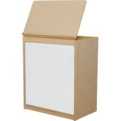 Wood Designs Big Book Display And Storage With Magnetic Markerboard by WOOD DESIGNS