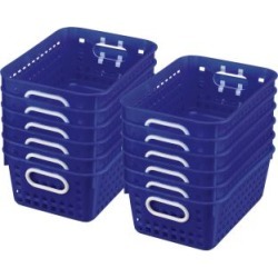 Book Baskets Medium Rectangle Royal Blue by Really Good Stuff Inc