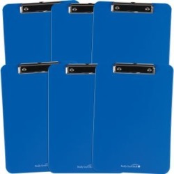Group Color Plastic Clipboards Single Color Blue by Really Good Stuff Inc
