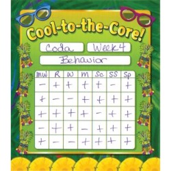 Cool To The Core Mini Incentive Charts by Really Good Stuff Inc