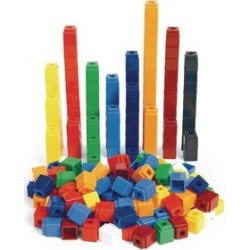 100 Unifix Cubes by Didax Educational Resources