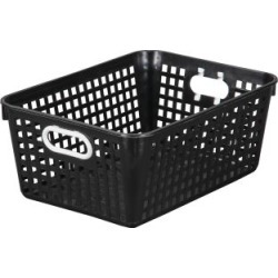 Large Rectangle Book Basket Single Basket Black by Really Good Stuff Inc