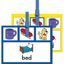Rhyming Words Clip 'N' Check Kit by Really Good Stuff Inc
