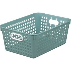 Large Rectangle Book Basket Single Basket Water by Really Good Stuff Inc