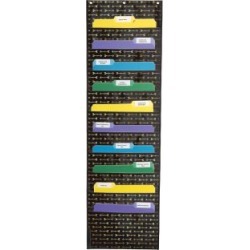Aim High Gold Arrows File Storage 10 Pocket Chart 1 pocket chart by Carson Dellosa Publishing Company, Inc.