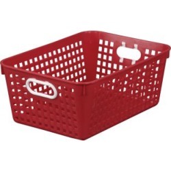 Large Rectangle Book Basket Single Basket Royal Red by Really Good Stuff Inc