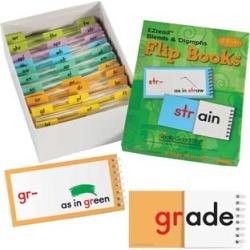 EZread Blends And Digraphs Flip Books by Really Good Stuff Inc