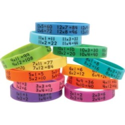 Multiplication Facts Bracelets by Really Good Stuff Inc