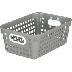 Medium Rectangle Book Basket Single Basket Pebble by Really Good Stuff Inc