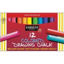 Sargent Art Colored Drawing Chalks 6 Boxes by SARGENT ART