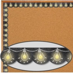 Chalk It Up Lightbulbs Border Trim by Creative Teaching Press