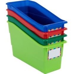 Durable Book And Binder Holders Rain Forest Set Of 4 by Really Good Stuff Inc