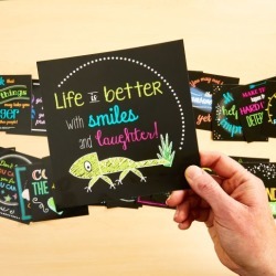 Really Good Stuff Positive Affirmations Display Cards - Set of 45 by Really Good Stuff