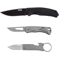 SOG Knife Kit - R1 Folding Knife + Keytron + Centi I