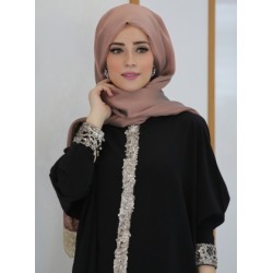 Elisa Abaya Tunic - Black - Lefzen