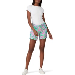 Lilly Pulitzer Darci Shorts pink-print found on Bargain Bro Philippines from Rent the Runway for $57.20