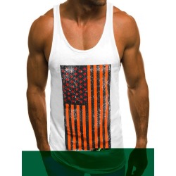 American Flag Graphic Tank Top